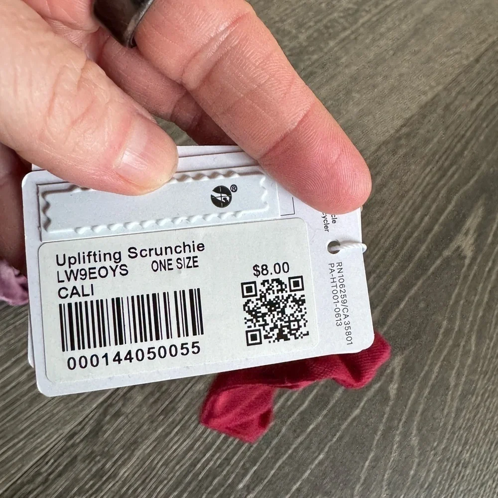 Lululemon Uplifting Scrunchie in Caliente Red